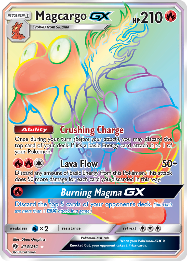 Magcargo-GX - Lost Thunder SET-218