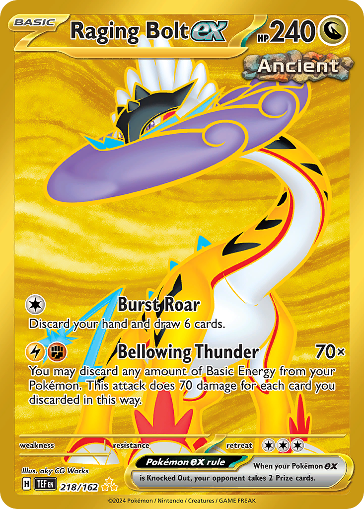 Raging Bolt EX - Temporal Forces SET-218