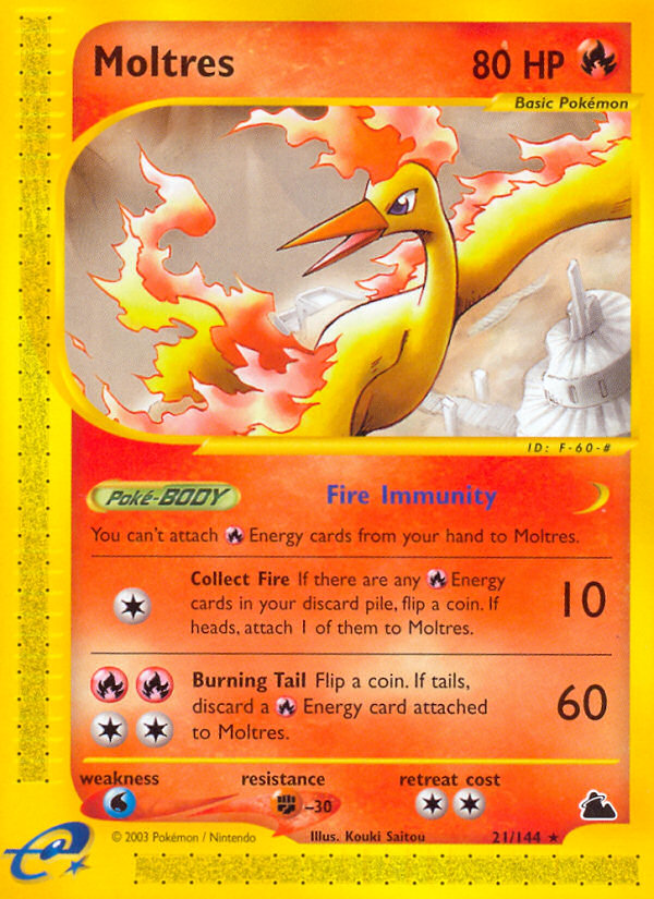 Moltres - Skyridge SET-21