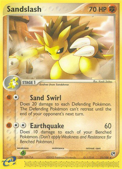 Sandslash - Sandstorm SET-21