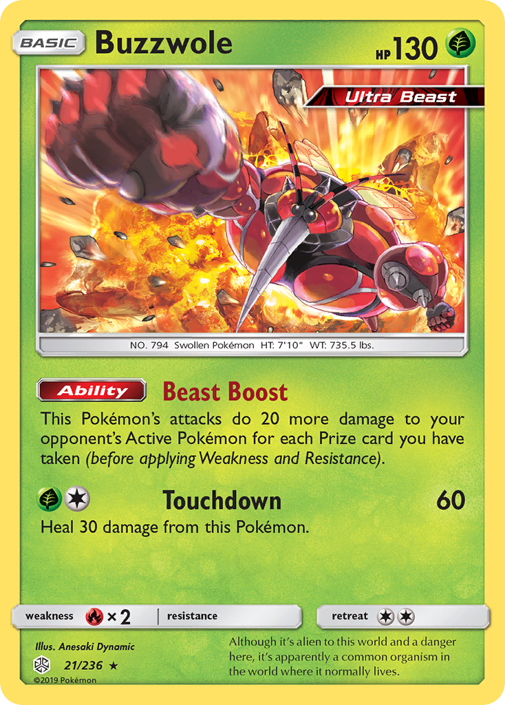 Buzzwole - Cosmic Eclipse SET-21