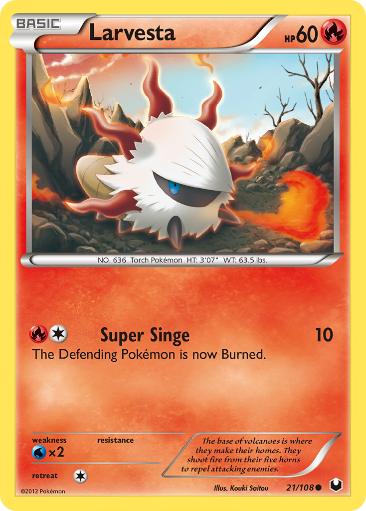 Larvesta - Dark Explorers SET-21