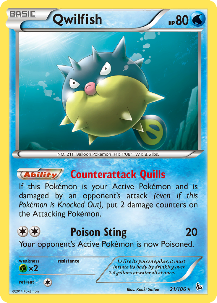 Qwilfish - Flashfire SET-21