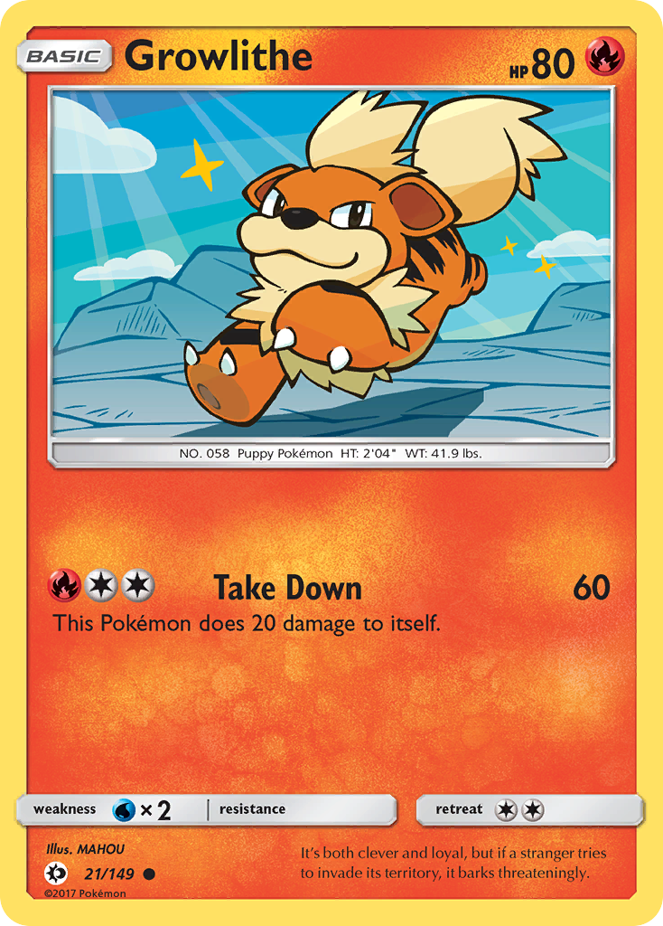 Growlithe - Sun & Moon SET-21