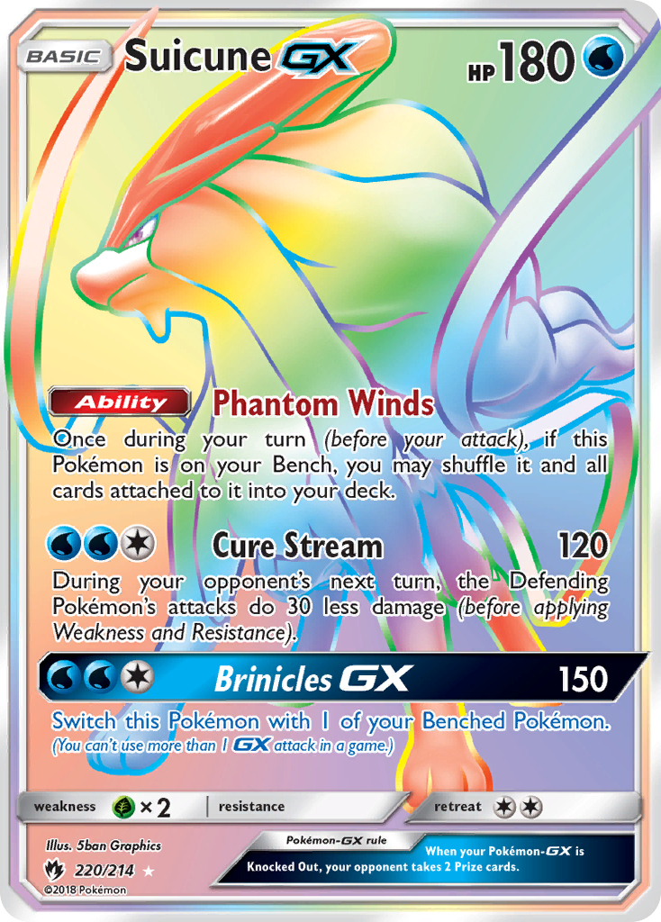 Suicune-GX - Lost Thunder SET-220