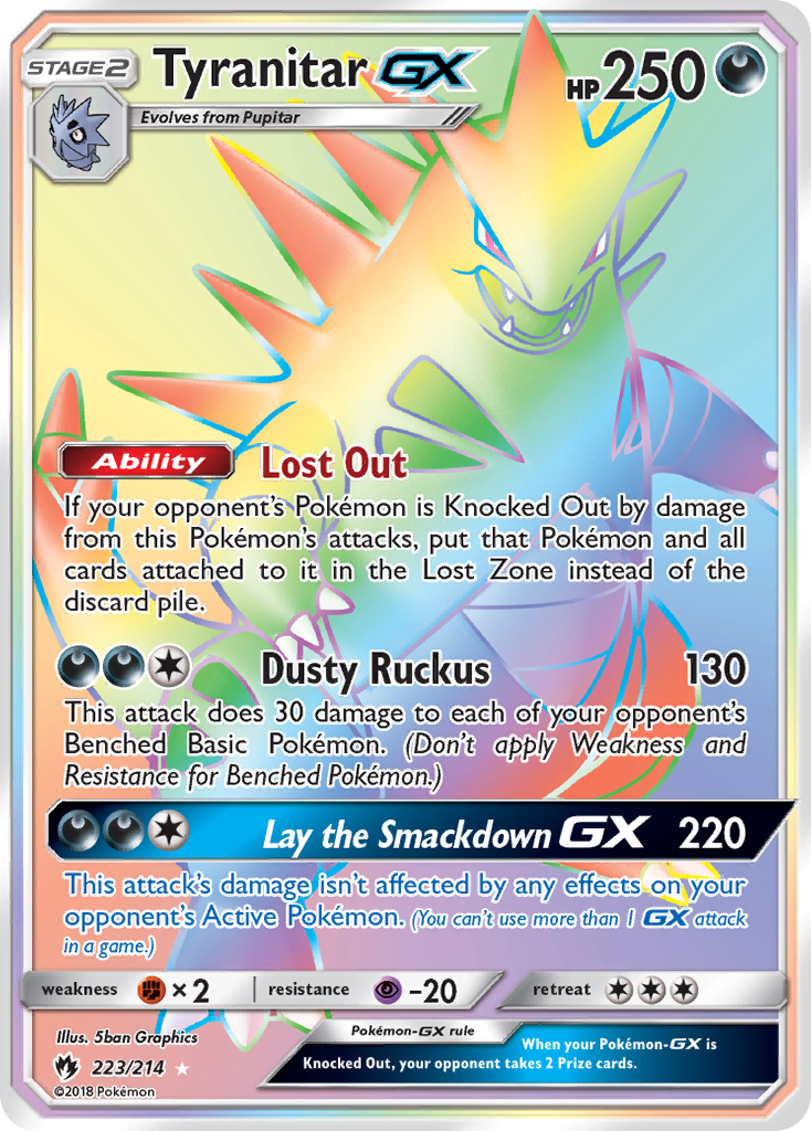 Tyranitar-GX - Lost Thunder SET-223