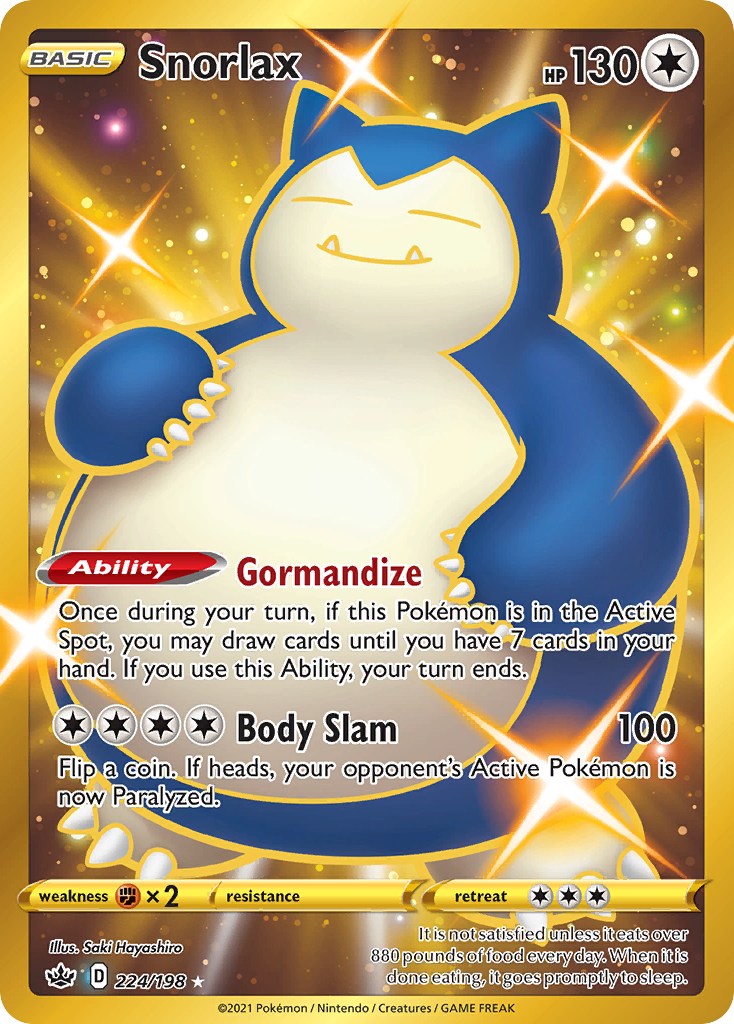 Snorlax - Chilling Reign SET-224