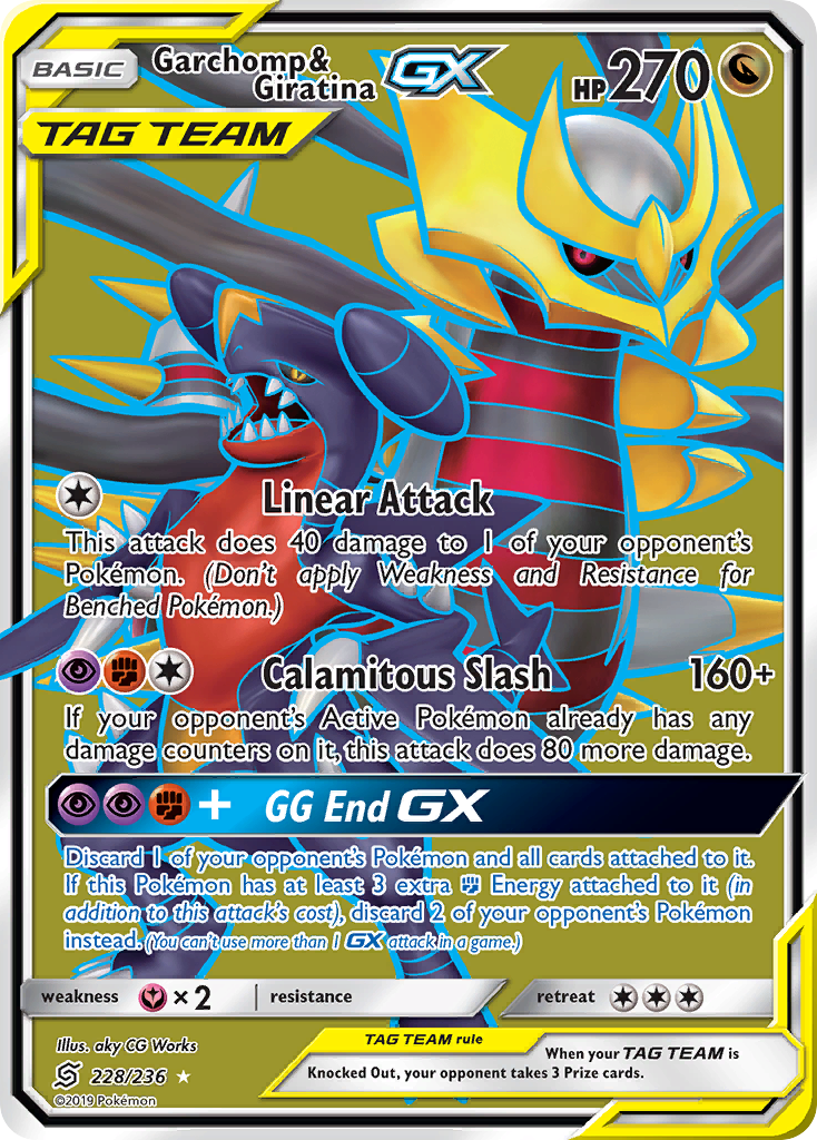 Garchomp & Giratina-GX - Unified Minds SET-228