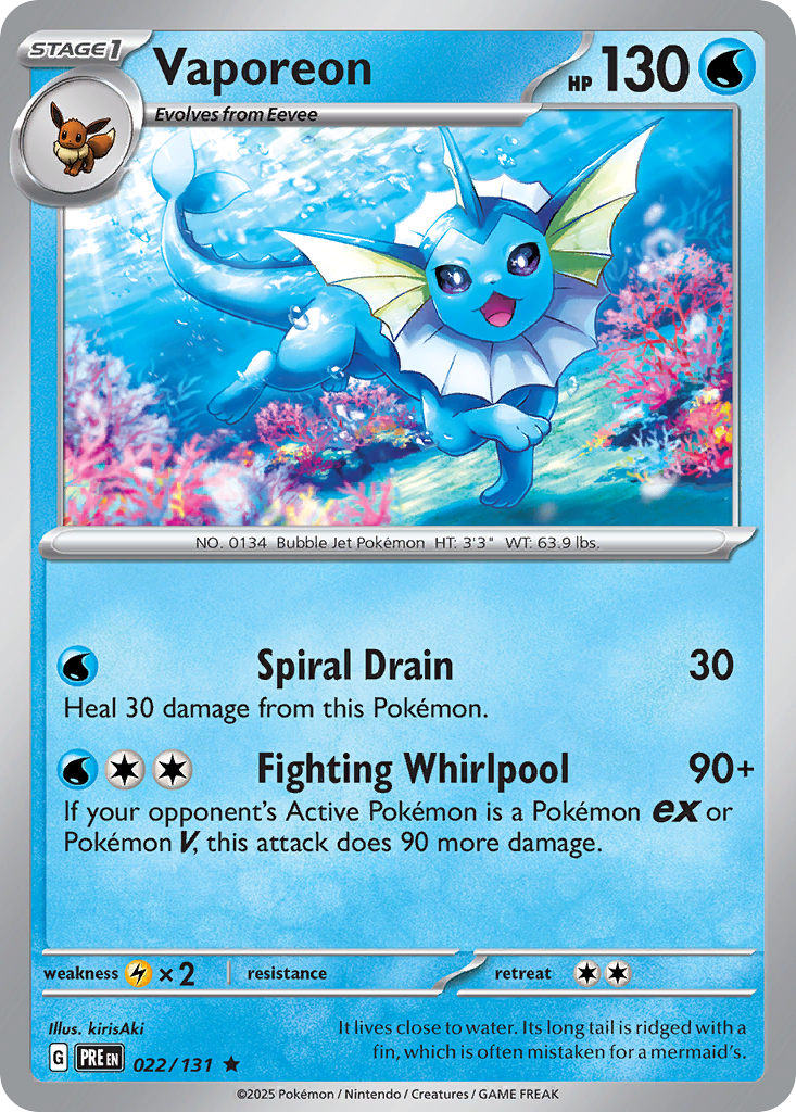 Vaporeon - Prismatic Evolutions SET-22