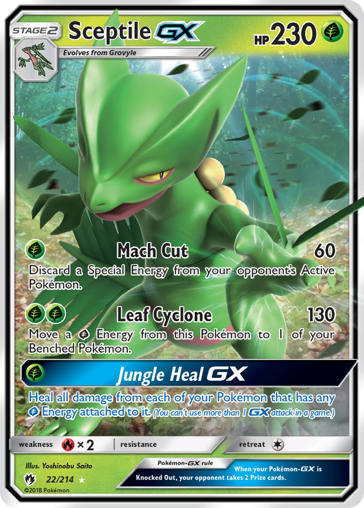 Sceptile-GX - Lost Thunder SET-22