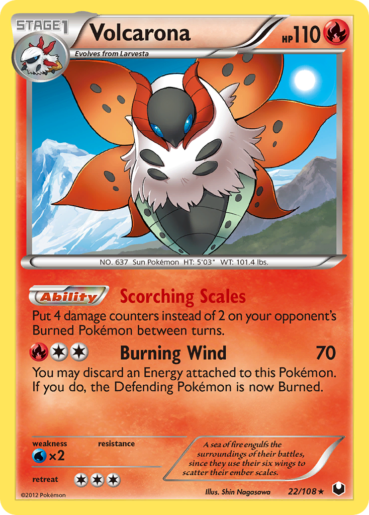 Volcarona - Dark Explorers SET-22