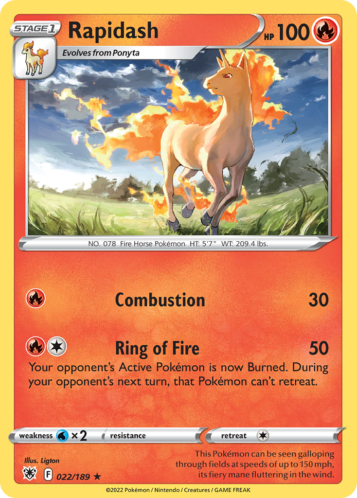 Rapidash - Astral Radiance SET-22
