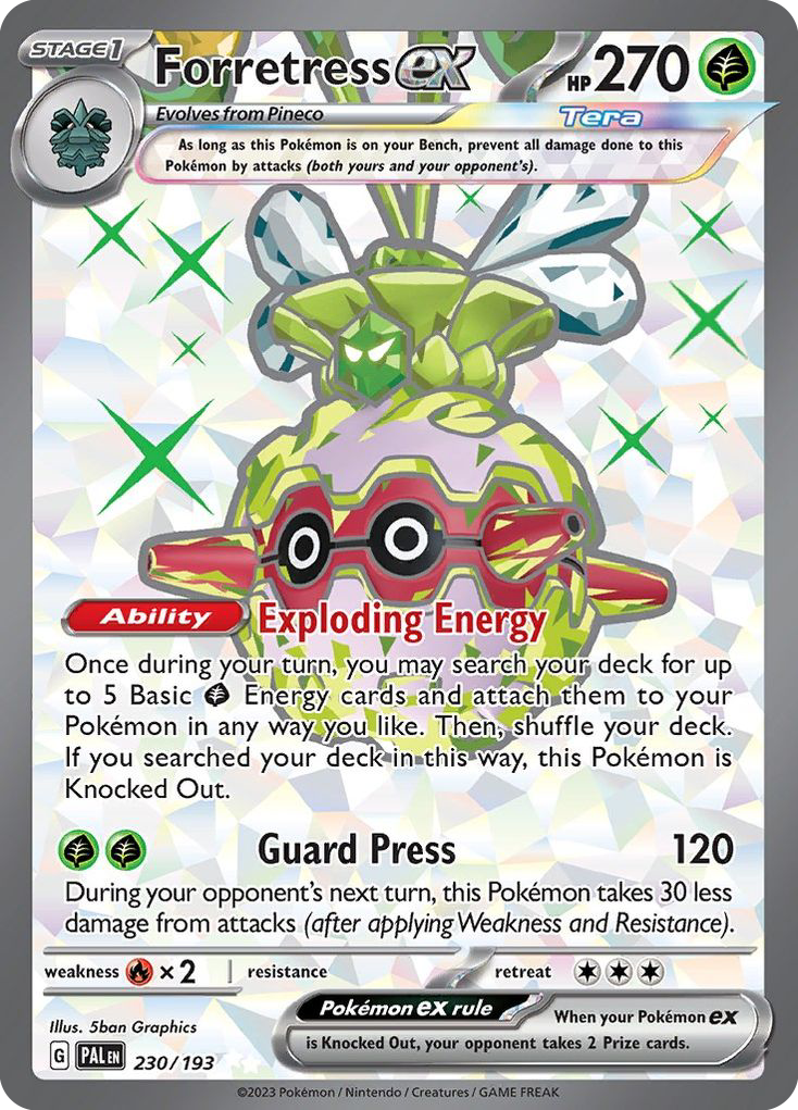 Forretress EX - Paldea Evolved SET-230