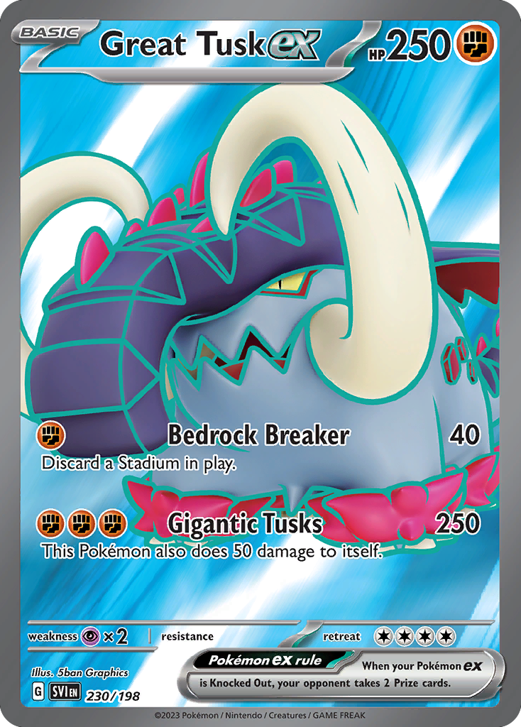Great Tusk EX - Scarlet & Violet SET-230