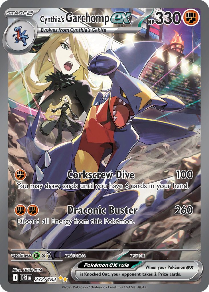 Cynthia's Garchomp EX - Destined Rivals SET-232
