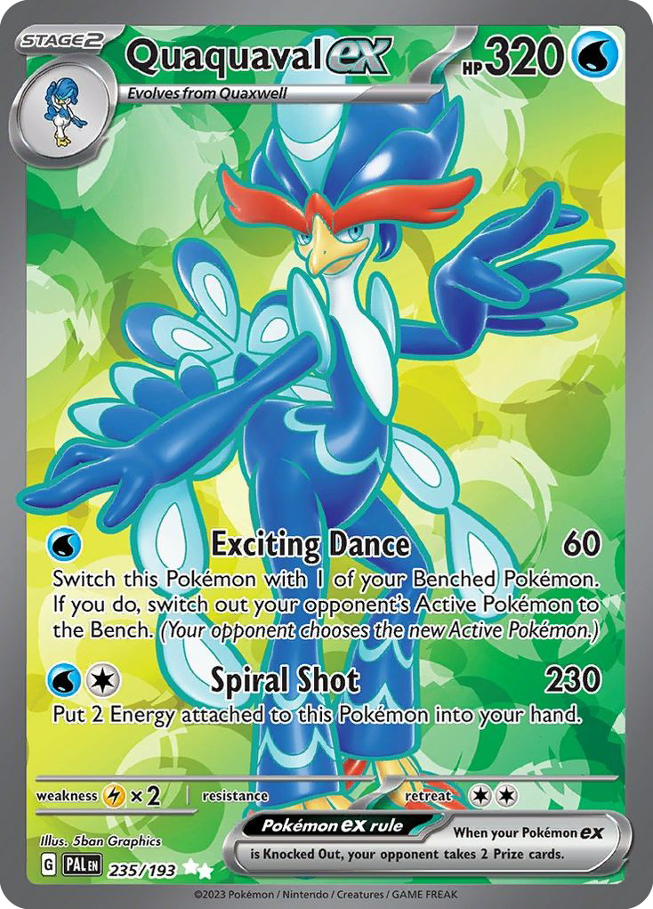 Quaquaval EX - Paldea Evolved SET-235