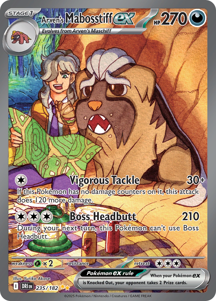Arven's Mabosstiff EX - Destined Rivals SET-235