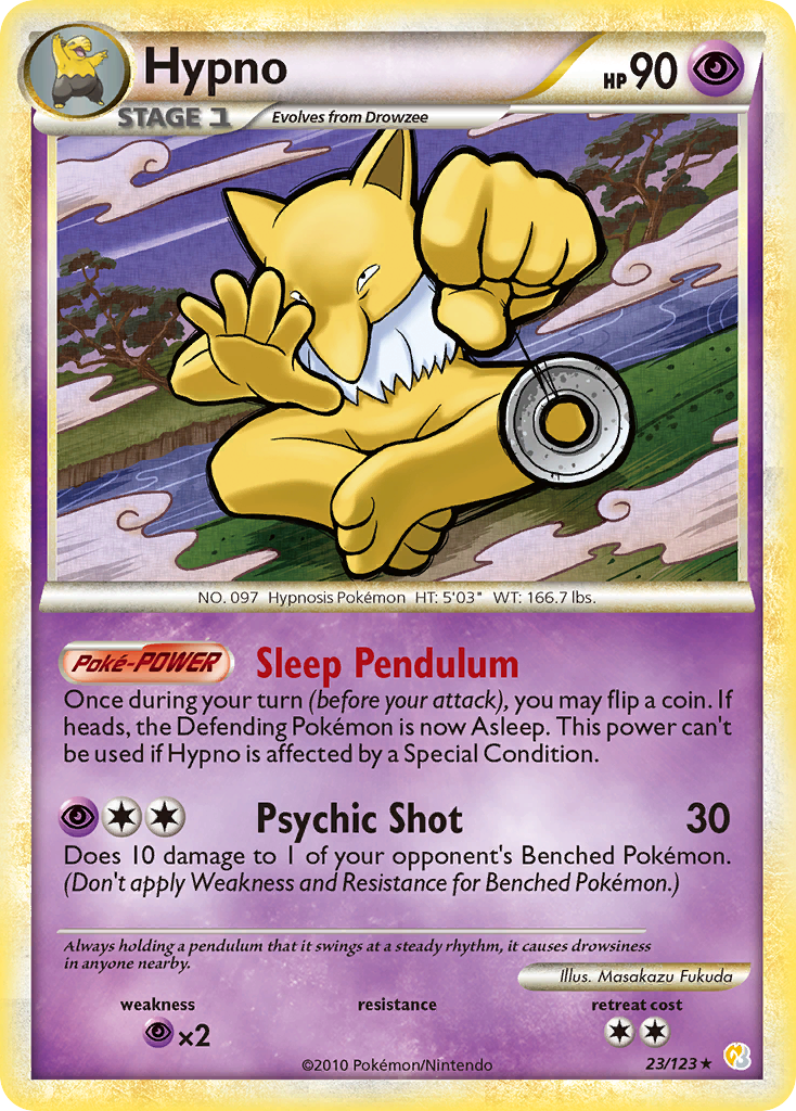 Hypno - HeartGold & SoulSilver SET-23