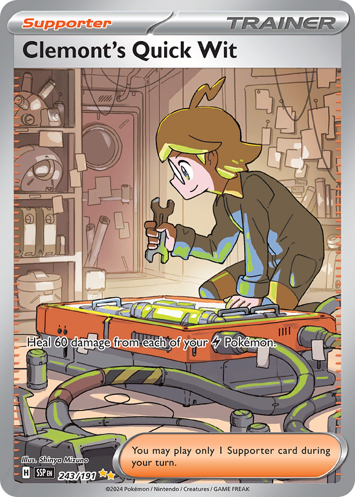 Clemont's Quick Wit - Surging Sparks SET-243
