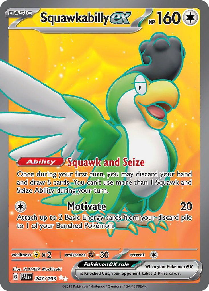 Squawkabilly EX - Paldea Evolved SET-247