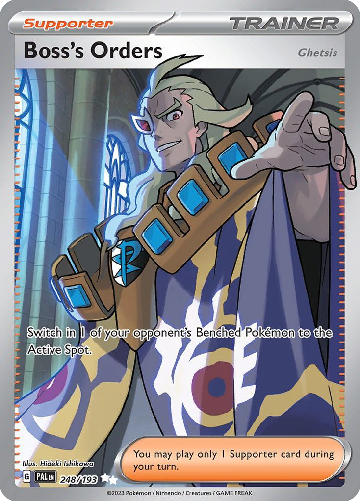 Boss's Orders (Ghetsis) - Paldea Evolved SET-248
