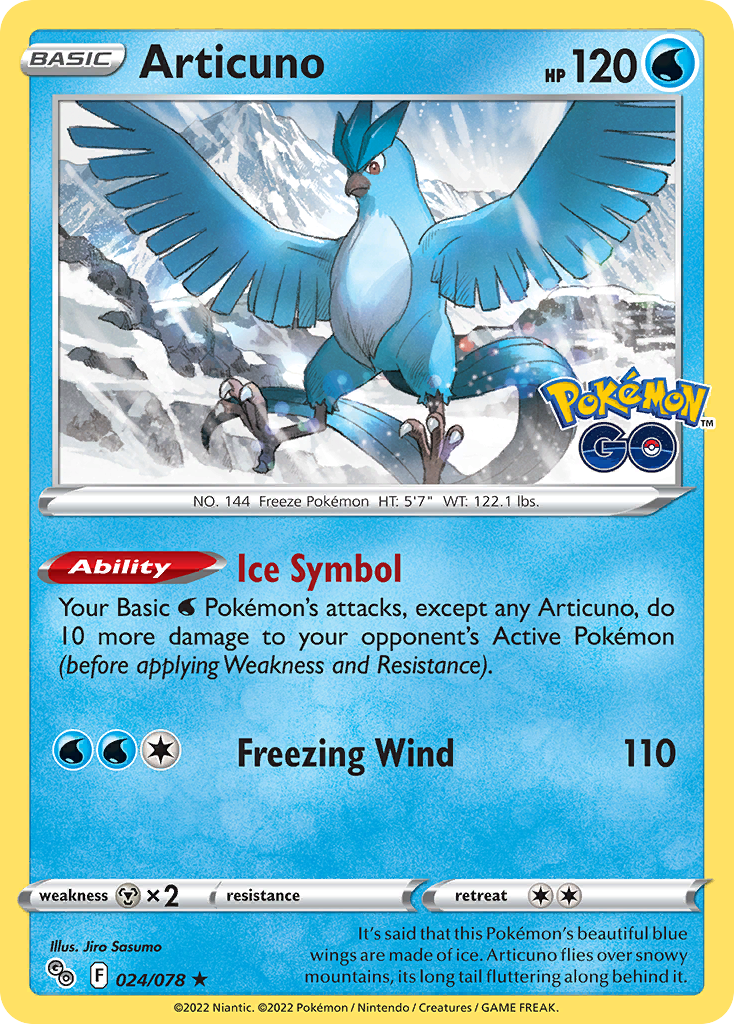 Articuno - Pokemon GO SET-24