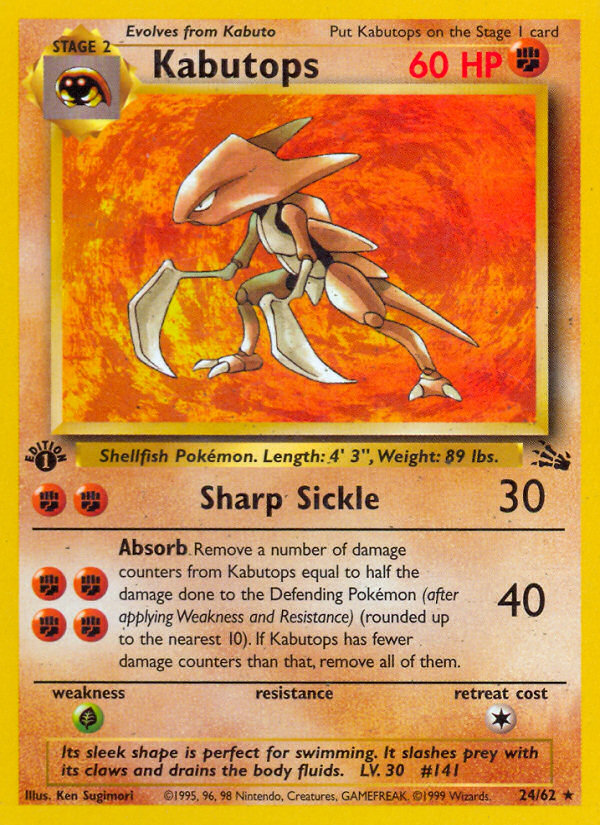 Kabutops - Fossil SET-24