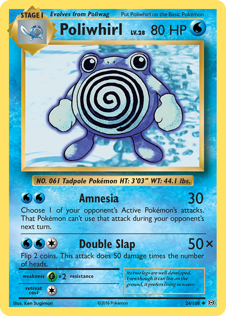 Poliwhirl - Evolutions SET-24