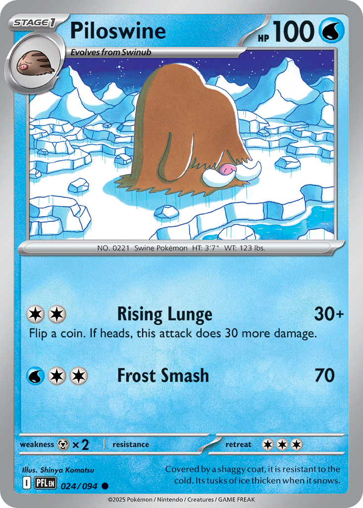 Piloswine - Phantasmal Flames SET-24