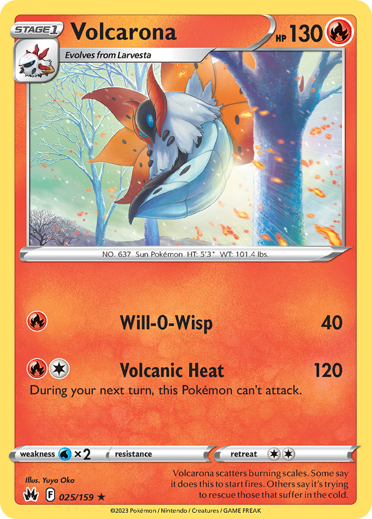 Volcarona - Crown Zenith SET-25