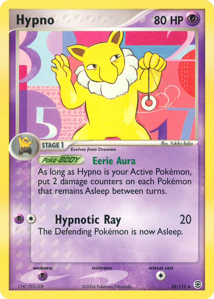 Hypno - FireRed & LeafGreen SET-25