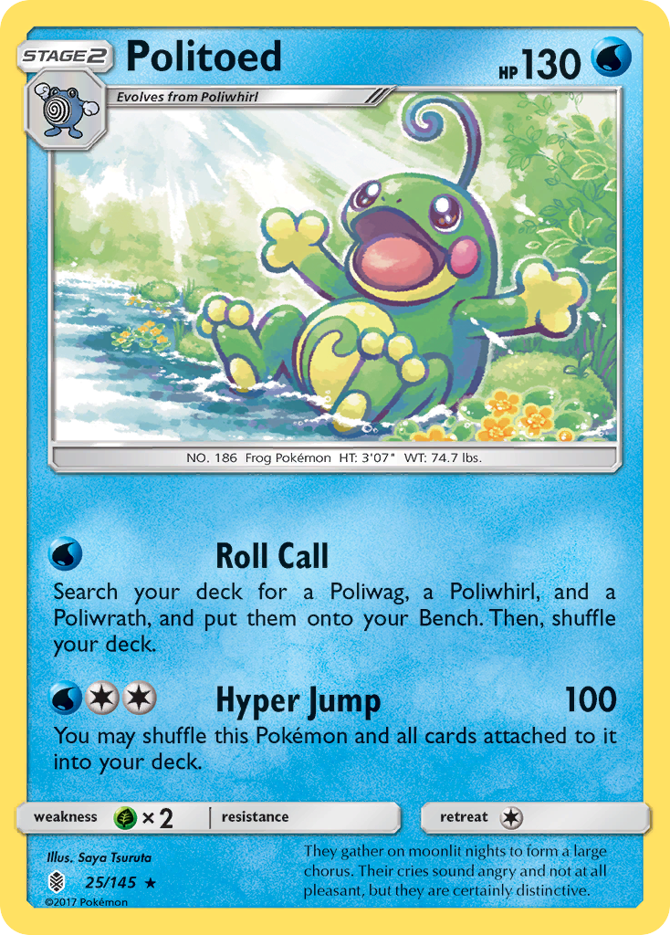 Politoed - Guardians Rising SET-25
