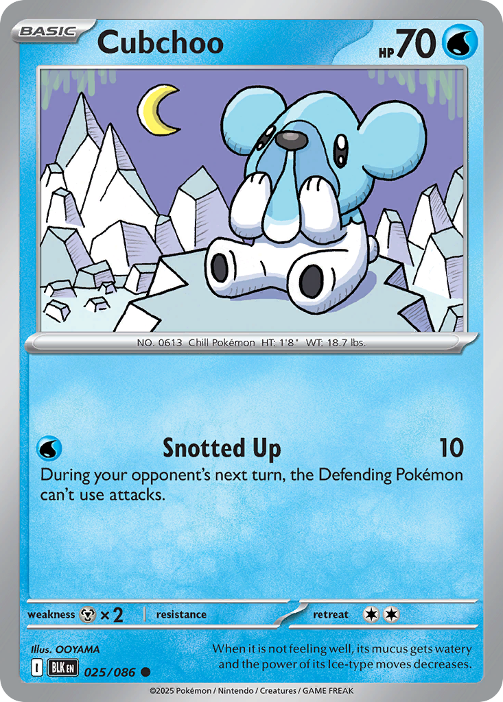 Cubchoo - Black Bolt SET-25