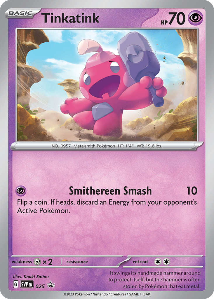 Tinkatink - Scarlet & Violet Black Star Promos SET-25