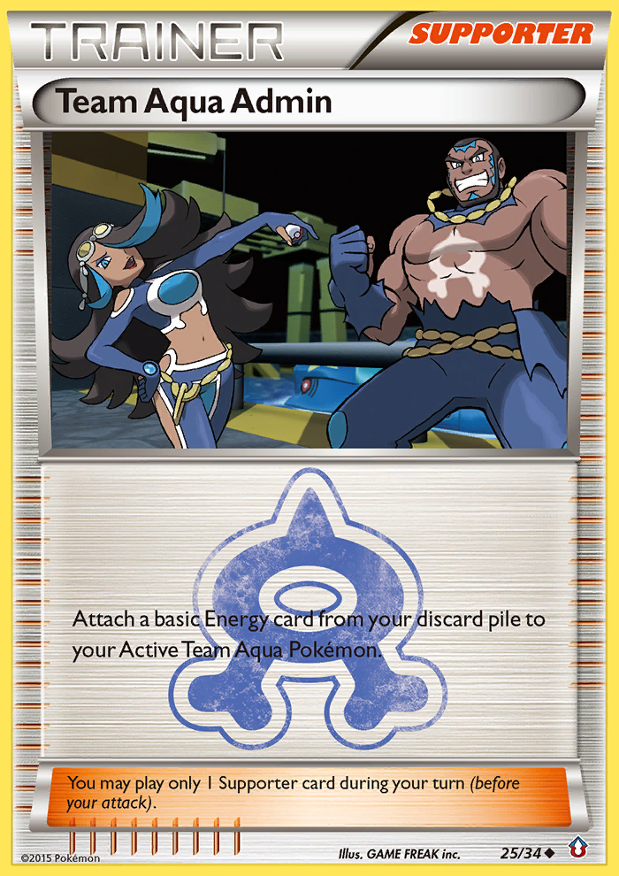 Team Aqua Admin - Double Crisis SET-25