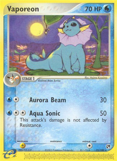 Vaporeon - Sandstorm SET-25