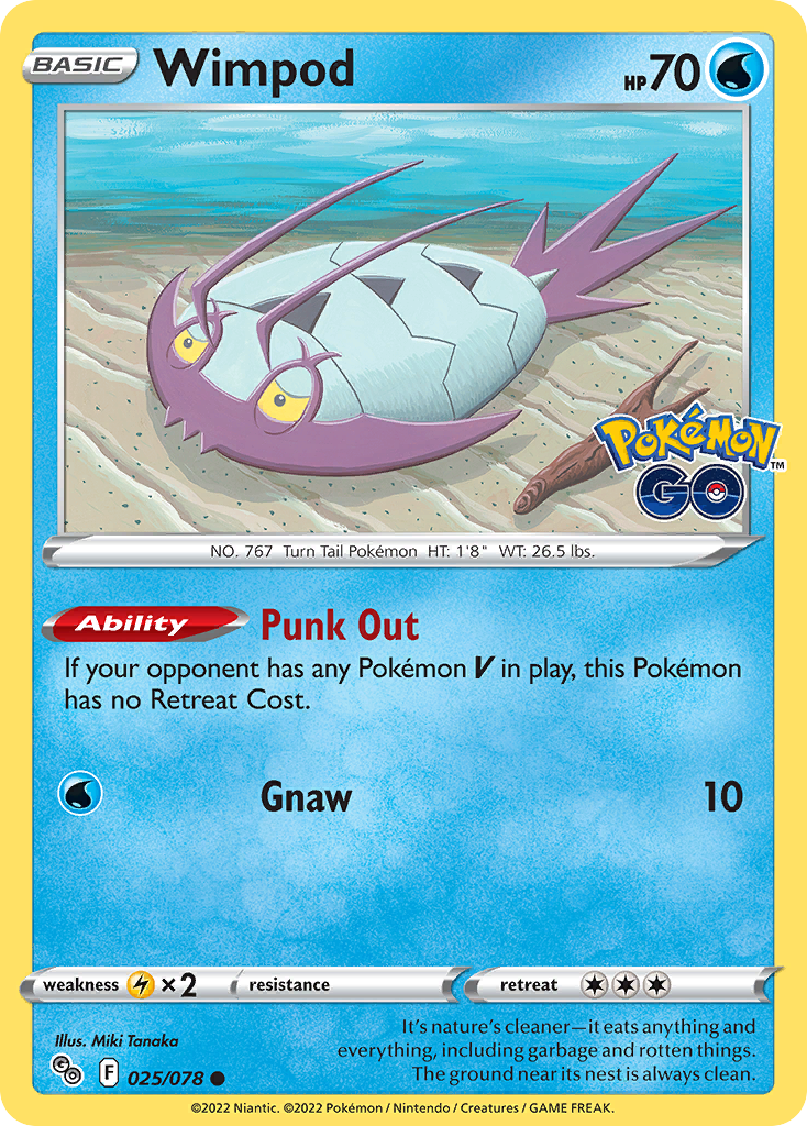 Wimpod - Pokemon GO SET-25