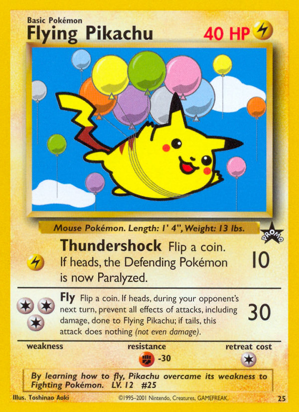 Flying Pikachu - Wizards Black Star Promos SET-25
