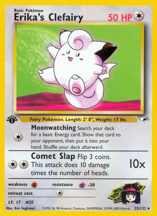 Erika's Clefairy - Gym Heroes SET-25