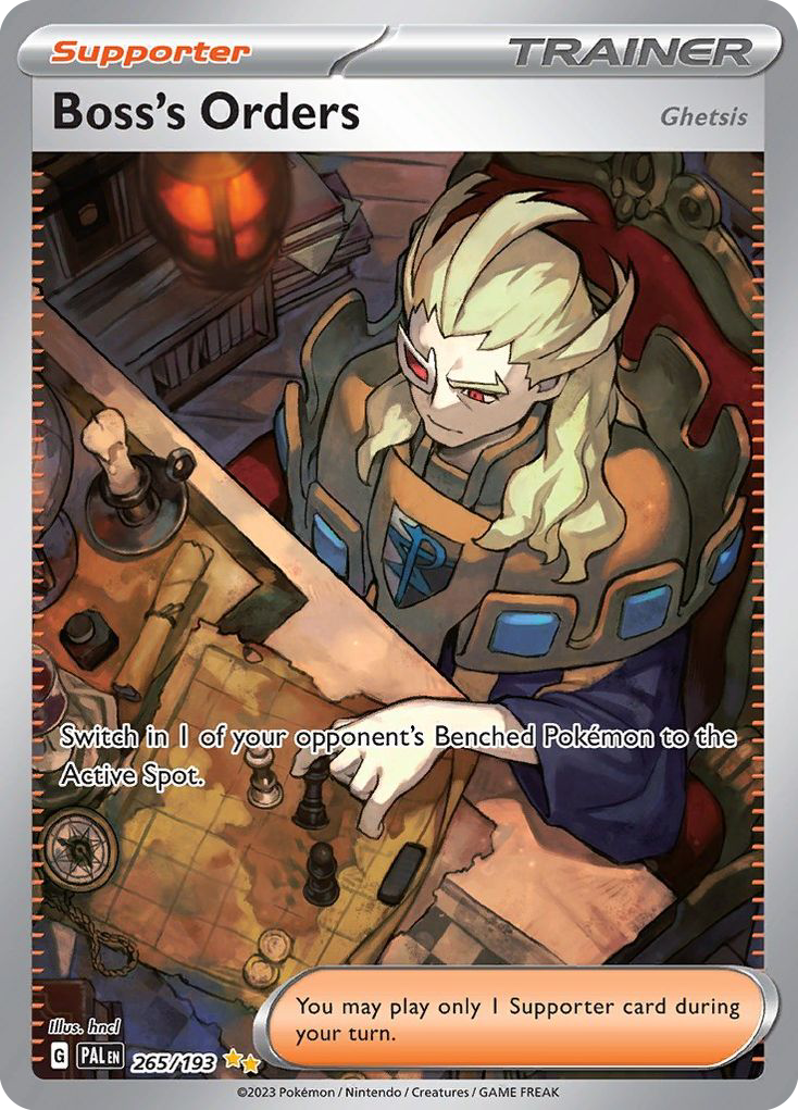 Boss's Orders (Ghetsis) - Paldea Evolved SET-265