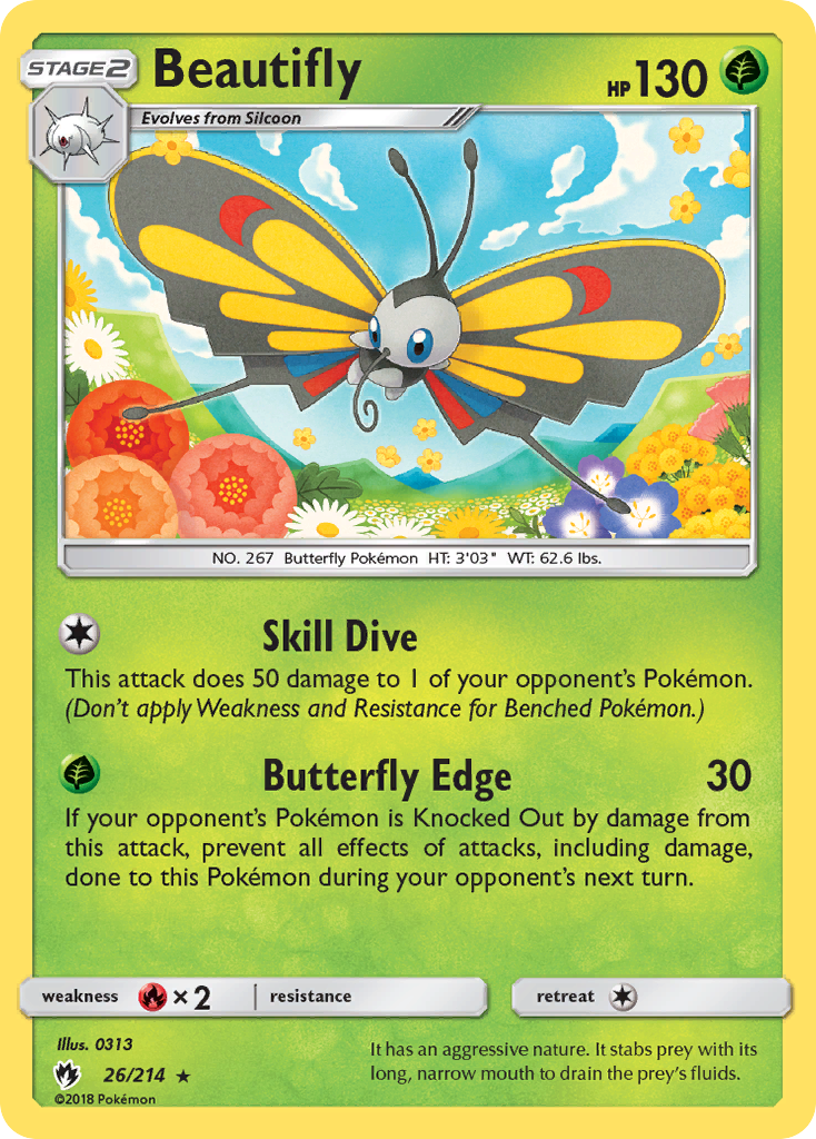 Beautifly - Lost Thunder SET-26