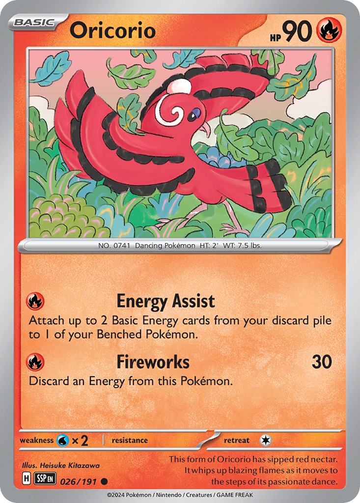 Oricorio - Surging Sparks SET-26