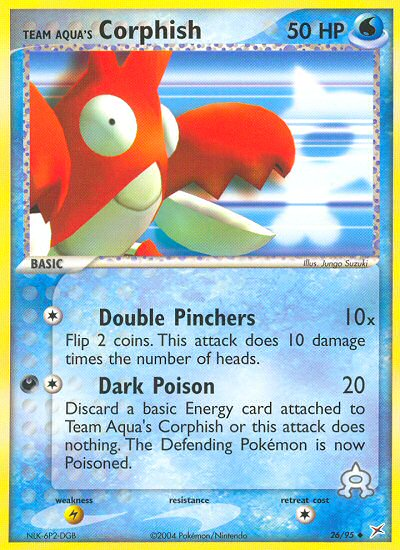 Team Aqua's Corphish - Team Magma vs Team Aqua SET-26