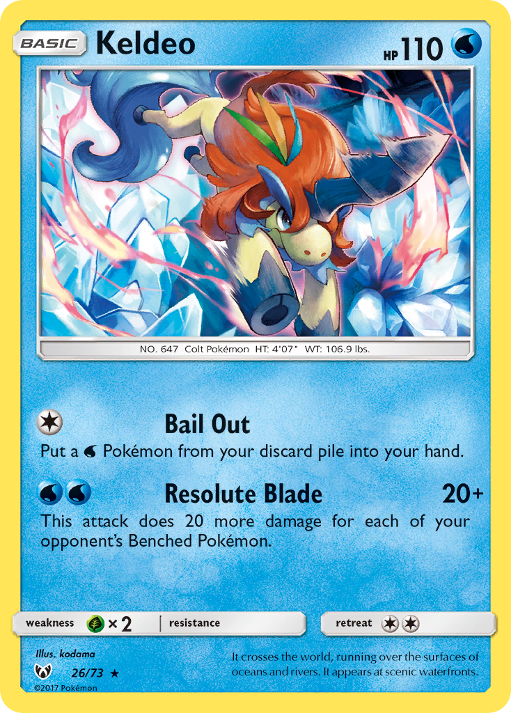 Keldeo - Shining Legends SET-26
