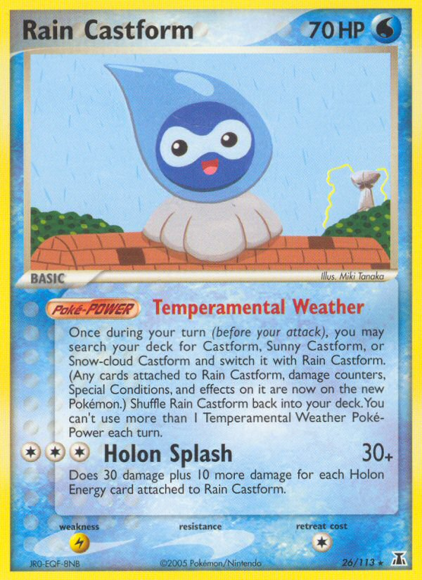 Rain Castform - Delta Species SET-26