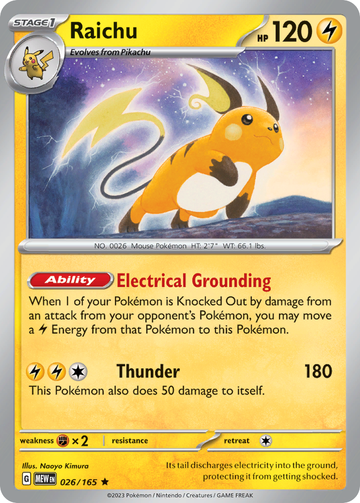Raichu - 151 SET-26