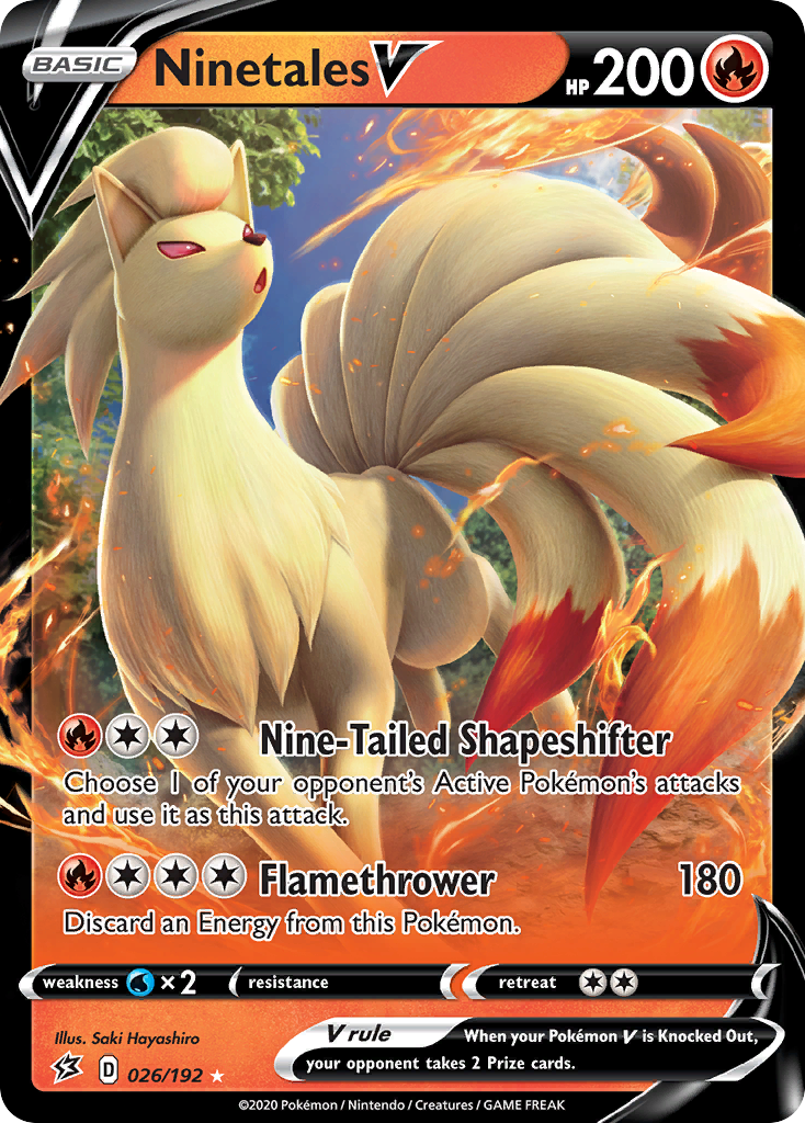 Ninetales V - Rebel Clash SET-26