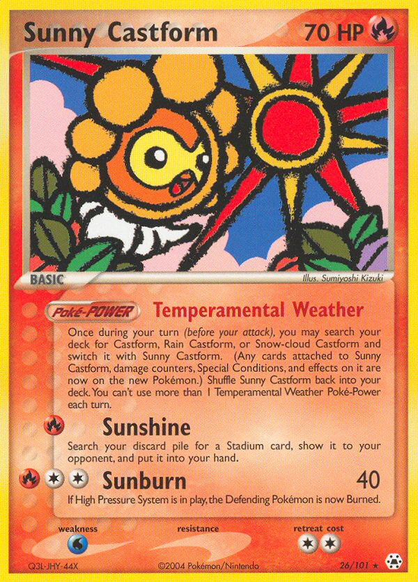 Sunny Castform - Hidden Legends SET-26