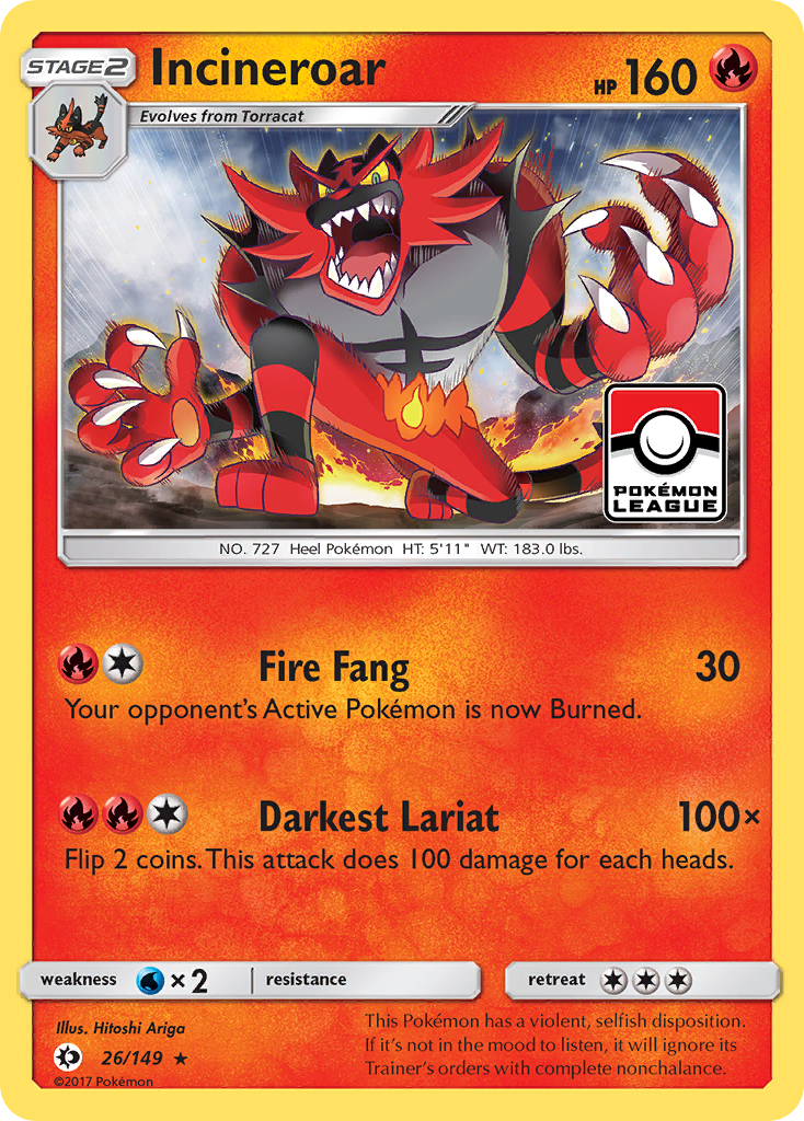 Incineroar - Sun & Moon SET-26
