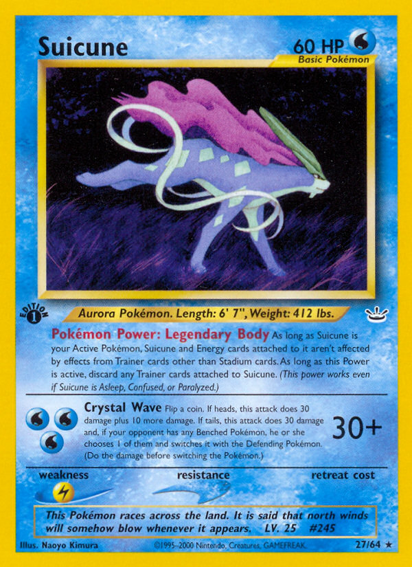 Suicune - Neo Revelation SET-27
